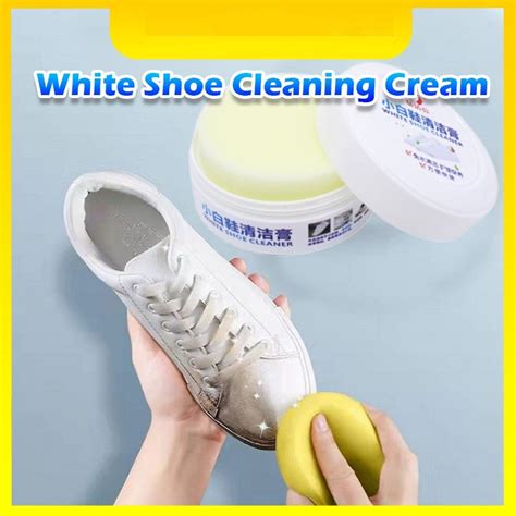 white fabric sneakers cleaner